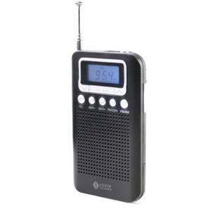 롯데 블랙 휴대용 효도용 FM AM 라디오 낚시 캠핑 어르신 할머니 탁삭용