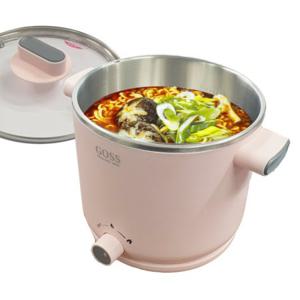 핑크 전기 멀티포트 1.5L 스텐 라면포트
