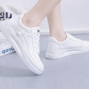 경량 키높이 남녀공용 화이트 운동화