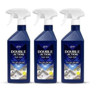 참그린 더블액션 활용도 욕실 화장실 세정제 스프레이 750ml 3개