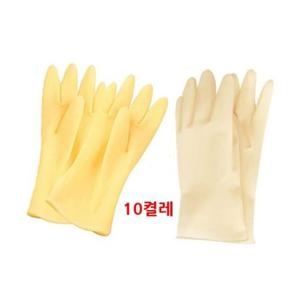 루미나D 라텍스 미니장갑 l s 10켤레 목이 짧은 고무장갑