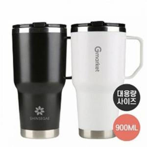 900ml 텀블러 매니시 [바쏘] 1개 블랙