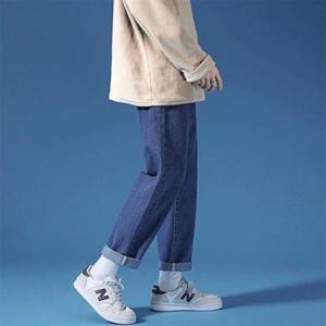 남성 데일리 캐주얼 팬츠 롤업 예쁜 데님 편한 청바지 남자 여름 연청 진청 블랙진 일자