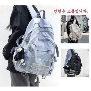 79 망사 포켓 남녀 캐주얼백팩 멀티 학생 가방 여행