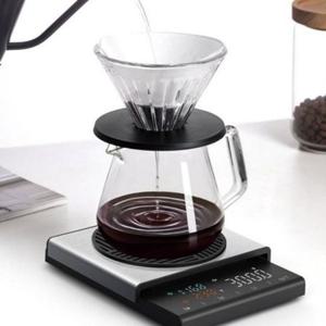 드립 커피 저울 바리스타 자동 계량 저울 디지털 타이머 홈카페