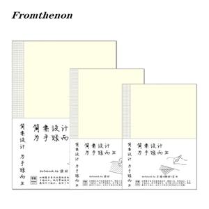 Fromthenon 저널 노트 리필 플래너 삽입 빈 그리드 라인 용지 A5A6B6 일기장 내부 페이지 학교 사무용품
