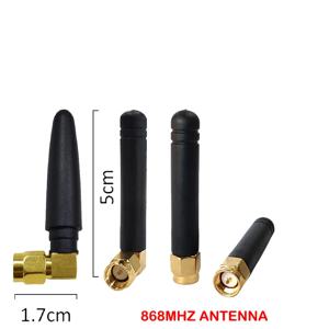 GWS 2/5Pcs 868MHz 3dBi SMA Male 915MHz 안테나 GSM 안테나 LoRa LoRaWAN 안테나 IoT 모듈 안테나 ISM Sub-1GHz 안테나 5cm 검정색