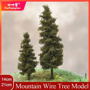 1/2/4pcs G 스케일 트리 모델 기차 철도 모델 건축 자재 트리 Wargaming 나무 모델 디오라마 풍경 공예 와이어 트리