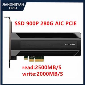 Inter Optane 900p 280G PCI-E AIC HHHL 플러그인 NVME 솔리드 스테이트 SSD용 정품, SSDPED1D280GGAX1