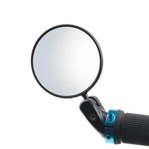 범용 조절식 자전거 백미러 광각 360도 °   MTB 로드 바이크 사이클링 액세서리용 회전 핸들바 마운트 미러