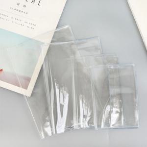 PVC 투명 보호 슬리브 A6/A5 책 표지 바인더 노트북 커버 대부분의 플래너 바인더 스크랩북에 맞는 방수