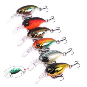 새로운 크랭크베이트 워블러 루어 38mm/8g 48mm/11g 고품질 후크 10가지 색상 인공 미끼 하드 낚시 크랭크