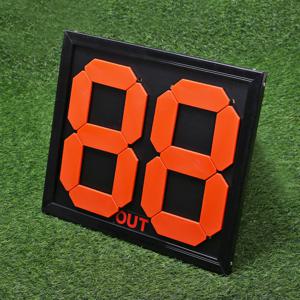 휴대용 축구 대체 보드, 2 면 축구 대체 플레이트, 스포츠 심판 교체 선수 보드