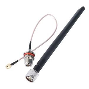 868MHz 915MHz LoRa 외부 고무 막대 안테나 데이터 전송 공중 N 남성 고이득 5dBi 신호 증폭 강화제