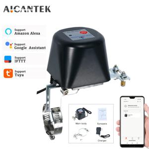 Tuya Zigbee 또는 Wifi 워터 밸브 가스 차단 볼 밸브 타이머 가든 스마트 수도꼭지 컨트롤러 지원 Alexa Google Assistant