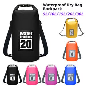 5L/10L/15L/20L/30L 방수 드라이 가방 배낭, 카약 하이킹 보트 캠핑 야외 스포츠 가방에 대 한 방수 수영 가방