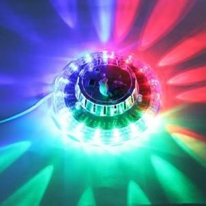 LED RGB 무대 조명 미니 다채로운 회전 KTV 바 홈 파티 DJ 디스코 효과 빛 LED 디스코 사운드 스트로브 라이트 파티 장식
