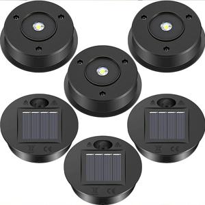 7cm/8CM 태양 빛 교체 상단 1.2V 방수 LED 태양 전지 패널 랜턴 뚜껑 빛 태양 랜턴 상단 야외 장식 정원