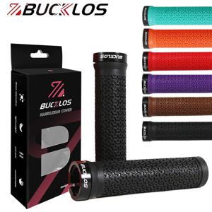 BUCKLOS 자전거 핸들 부드러운 고무 산악 자전거 그립 자전거 핸들 그립 잠금 충격 흡수 자전거 핸들 바 그립