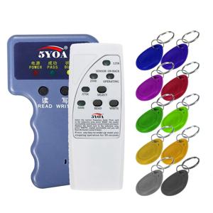 5YOA RFID 카드 리더기 라이터 125KHz 주파수 ID 태그 복사기 복제기 EM4305 T5577 키 카드 키팝 프로그래머 인디케이터