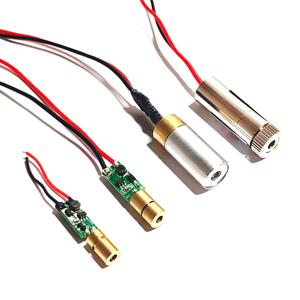 녹색 점 레이저 모듈 5mW/30mW 505nm 520nm 532nm 초점 조절 가능 포지셔닝 3.7-5V