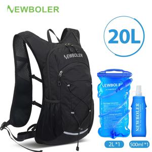 20L 사이클링 경량 수화 배낭 야외 스포츠 캠핑 등산 배낭 여행 워터백 500ML/2L/3L