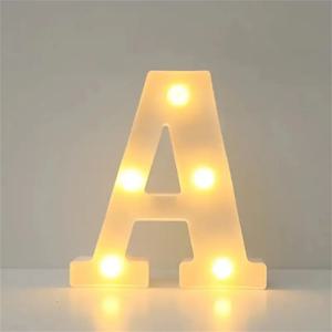 16CM LED 문자 조명, 침실, 생일 파티, 식탁 장식, 가정용 장식용 배터리 구동 알파벳 램프