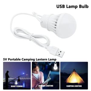 3/5/7W USB 램프 전구 5V 휴대용 캠핑 랜턴 램프 LED 전원 독서등 야외 캠핑 텐트 비상 조명