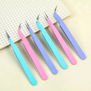 2개입 트위저스 창의적인 마카롱 색상 클립 DIY 장식용 저널 다이어리 스크랩북 스티커 도구 학교 복귀 학생용품