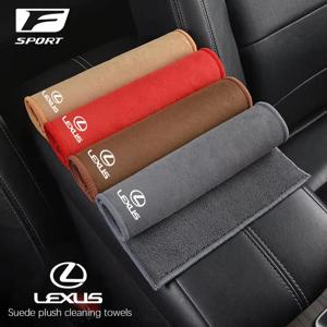 렉서스 F 스포츠 플러그인 하이브리드 ES UX 300e GS GX IS LS LX CT LBX NX RX 350h 450h용 마이크로화이버 타월 자동차 청소 관리 액세서리