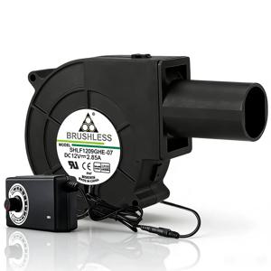 조절 가능한 속도, 고풍량 9733 터보 블로워 팬 220V~12V 폐유 난로, 장작 바베큐 난로, 산업용 터보 팬