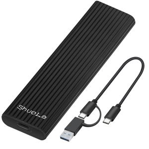 M.2 NVME PCIe SSD 케이스 USB 타입 C 10Gbps 외장 하드 디스크 박스 PCI-E M2 SSD용 - SSD 홀더