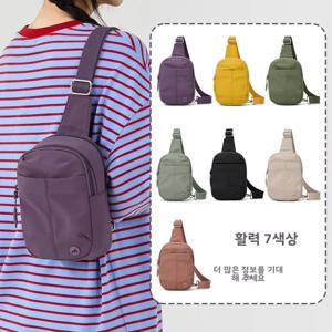 미니 러닝 스포츠 남성용 지갑 크로스바디 가슴 가방 여름 캐주얼 레저 싱글 숄더백 작은 동전 지갑 나일론 소재