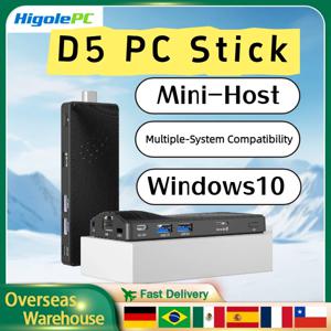 히골 D5 팬리스 미니 PC 스틱 인텔 펜티엄 N4200 윈도우 10 4GB 64GB WiFi5 4K 미디어 플레이어 휴대용 데스크탑 컴퓨터 TV 스틱
