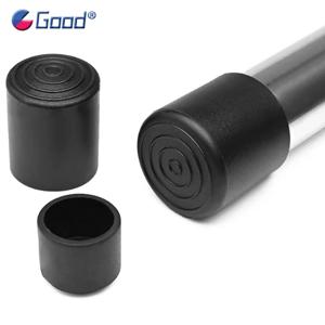    검정색 원형 소프트 PVC 테이블 의자 다리 튜브 캡 미끄럼 방지 바닥 보호 캡 6mm-76mm 바닥 보호 패드