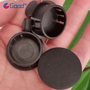 5mm-50mm 검정색 원형 PP 플라스틱 커버, 플라스틱 플러그 구멍 커버, 플라스틱 블랭킹 엔드 캡