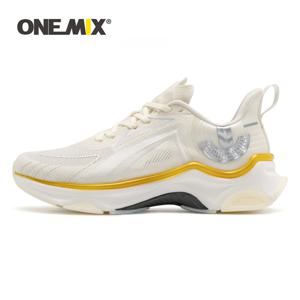 ONEMIX 남성용 통기성 높은 리바운드 운동화, 편안한 훈련, 내마모성 스포츠 조깅 보호 러닝화
