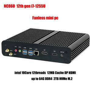 12세대 알더레이크 미니 PC 인텔 i7 1255U 10코어 12스레드 윈도우 11 LAN 게이밍 데스크탑 컴퓨터 WiFi6 4.70GHz 12MB 캐시