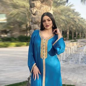 Eid Ramadan Mubarak Abayas 여성용 아바야 두바이 무슬림 히잡 드레스, 자랄라비야 카프탄 마로카인 터키 이브닝 가운, 이슬람 의류