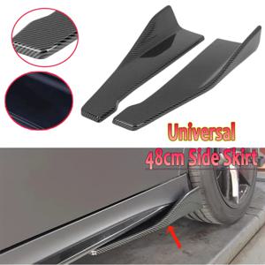 자동차 용 48CM 사이드 스커트 벤츠 안티 스크래치 용 VW 골프 용 Audi 용 BMW F20 E90 용 범용 범퍼 스포일러 스플리터 프로텍터