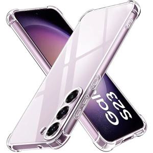 S24 S23 울트라 케이스 전화 케이스 삼성 S22 S21 FE S20 Plus Note 20 울트라 갤럭시 A53 A54 A52 A13 투명 얇은 뒷면 커버