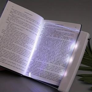 1pc LED 평면 패널 야간 투시경 독서 등, 눈 보호 독서 등 학생 야간 독서 등