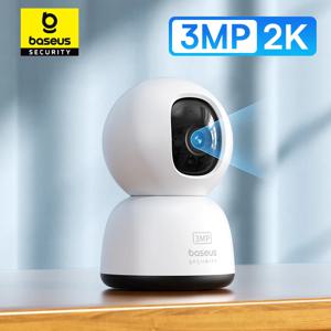 Baseus 보안 실내 카메라 P1 라이트, 팬 앤 틸트 스마트 미니 와이파이 IP 카메라, 무선 홈 보안, 풀 HD 자동 AI 추적, 2K, 3MP
