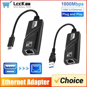 10/100/1000Mbps USB 3.0 유선 USB TypeC To Rj45 Lan 이더넷 어댑터 RTL8153 PC Macbook Windows 노트북용 네트워크 카드