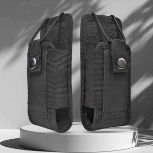 전술 라디오 홀더 케이스 Molle 라디오 홀스터 듀티 벨트 Baofeng Motorola Midland CB 워키 토키 용 군용 라디오 파우치