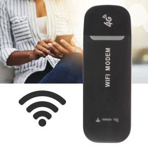 4G 와이파이 라우터 블랙 최대 10명 사용자 안정적이고 쉬운 연결 USB 플러그 앤 플레이 4G LTE 라우터 핫스팟용 마이크로 SIM 카드 전화기 PC