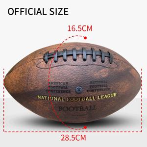 크기 공식 공 미식축구 RugbyBall 저항 Footbll 훈련 연습팀 스포츠 럭비 축구 사용자 정의