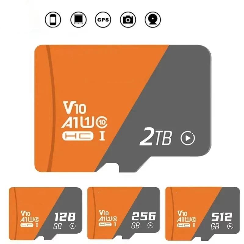 오리지널 2TB 고속 TF/SD 카드 메모리 카드 TF SD 초고속 읽기/쓰기 1TB 미니 메모리 카드 클래스 10 카메라/휴대폰용