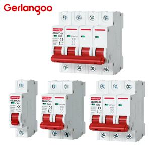 1P 2P 3P 4P DC 1000V MCB 태양광 미니 회로 차단기 과부하 보호 스위치 3A-63A DC1000V 광전지 PV