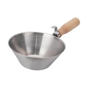 시멘트 양동이 국자 건설 도구 그릇 나무 손잡이 집 개조 DIY
